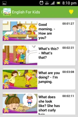 English For Kids android App screenshot 2